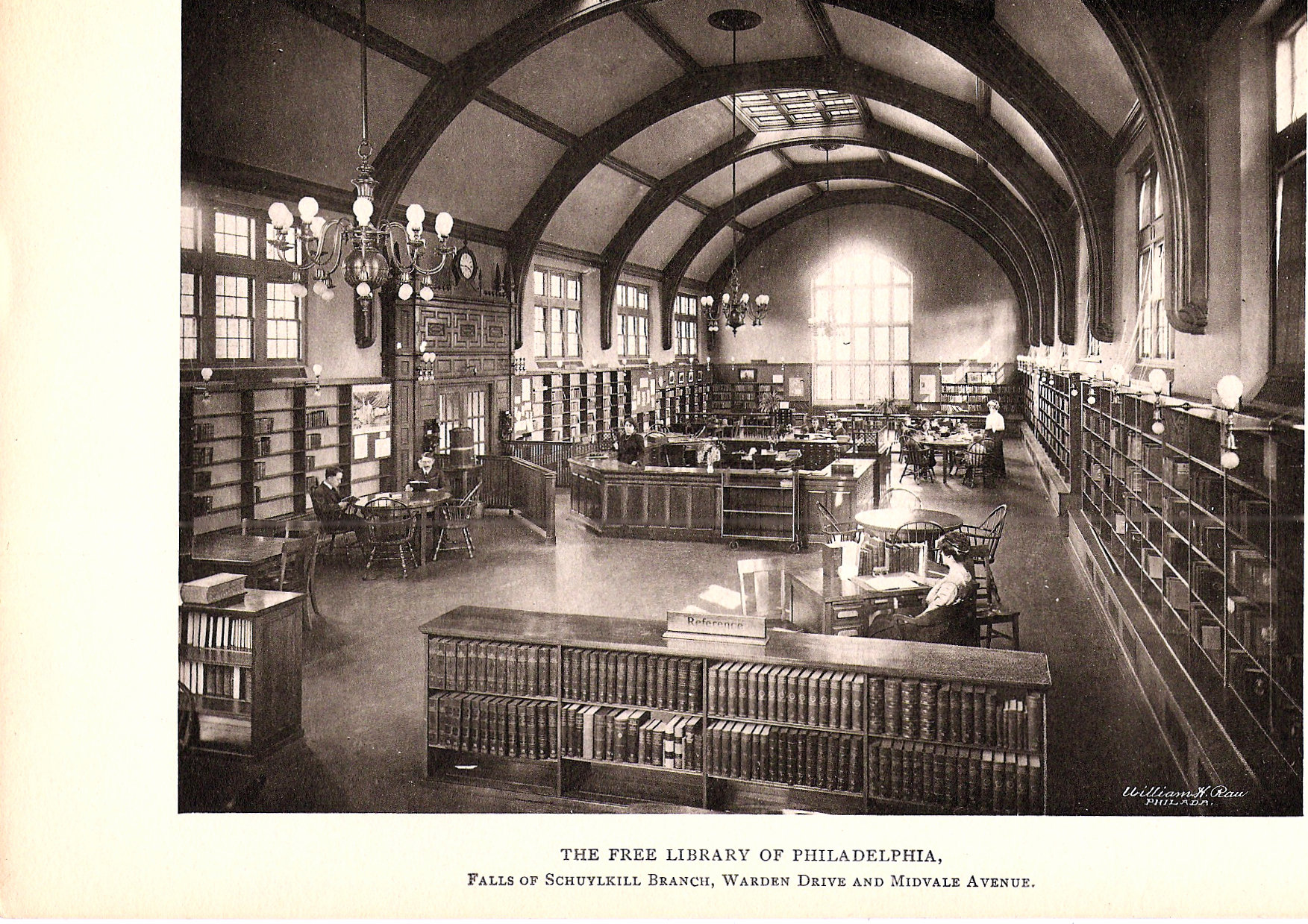 Library-Interior-Postcard